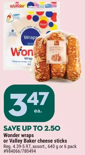 Giant Tiger Wonder wraps offer