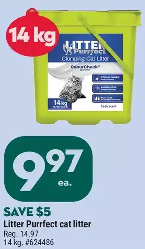 Giant Tiger Litter purrfect cat litter offer
