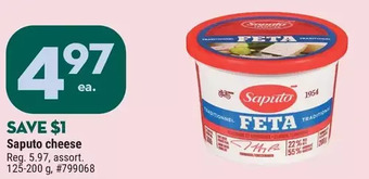 Giant Tiger Saputo cheese offer
