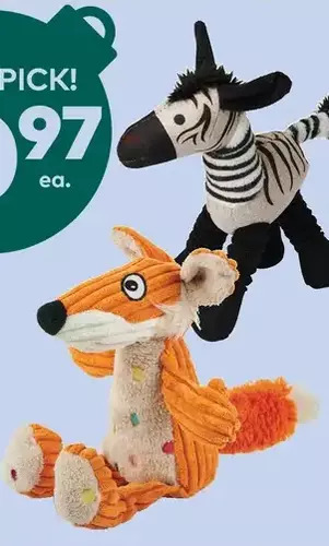 Giant Tiger Dog tuggers offer