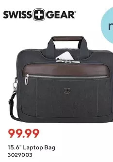 Staples Swiss+gear 15.6" laptop bag offer