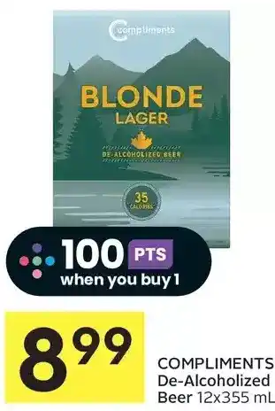 Foodland Compliments de-alcoholized beer offer