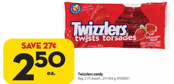 Giant Tiger Twizzlers candy offer