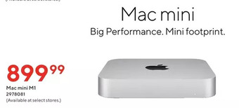 Staples Apple mac mini m1 offer