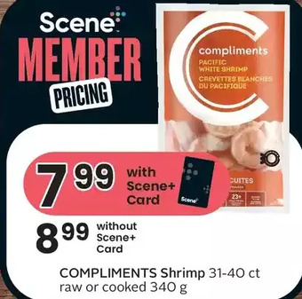 Foodland Compliments shrimp offer