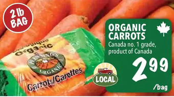 Farm Boy Organic carrots offer