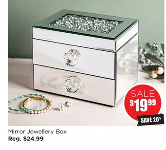 Kitchen Stuff Plus Mirror jewellery box offer