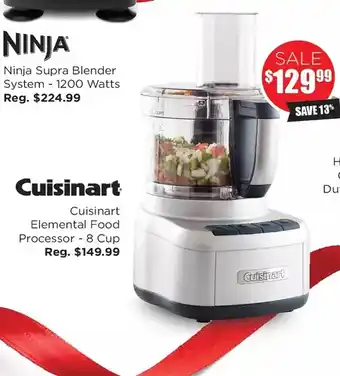 Kitchen Stuff Plus Cuisinart elemental food processor offer