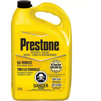 Canadian Tire Prestone premixed antifreeze/coolant offer