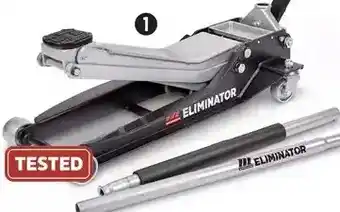 Canadian Tire Motomaster heavy-duty low-profile long-reach garage jack offer