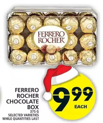 Food Basics Ferrero rocher chocolate box offer