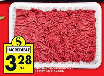 Food Basics Fresh lean ground beef offer