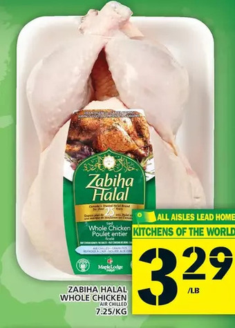 Food Basics Zabiha halal whole chicken offer