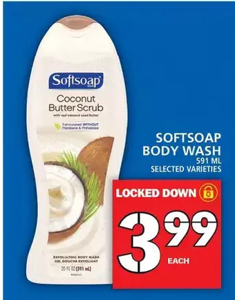 Food Basics Softsoap body wash offer