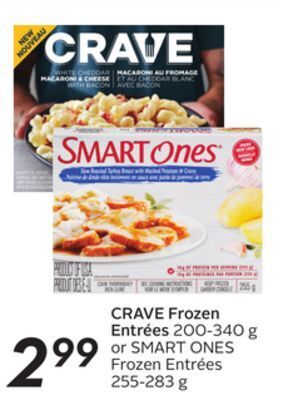 Sobeys Crave frozen entrées offer