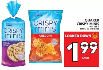Food Basics Quaker crispy minis offer