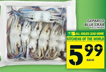 Food Basics Geparco blue crab offer