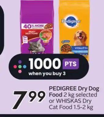 Sobeys Pedigree dry dog food offer
