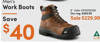 Mark's Men's work boots offer