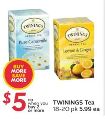 Sobeys Twinings tea offer
