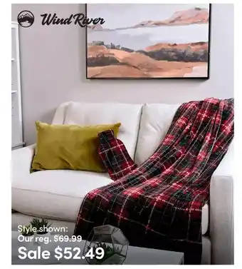 Mark's Wind river blanket offer