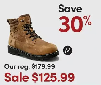 Mark's M shoes + boots offer