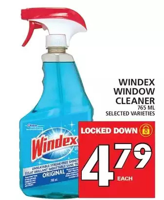 Food Basics Windex window cleaner offer