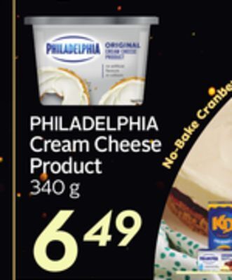 Sobeys Philadelphia cream cheese product offer