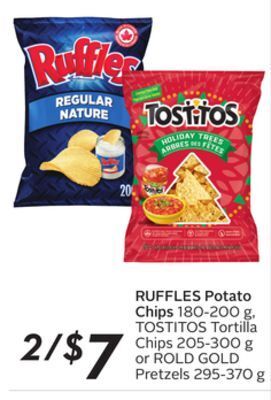 Sobeys Ruffles potato chips offer
