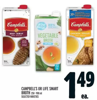 Metro Campbell's or life smart broth offer