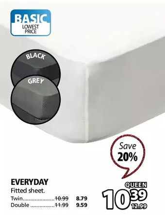 JYSK Everyday (fitted sheet) offer