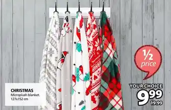 JYSK Christmas (blankets) offer