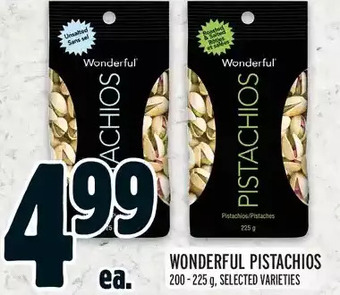 Metro Wonderful pistachios offer