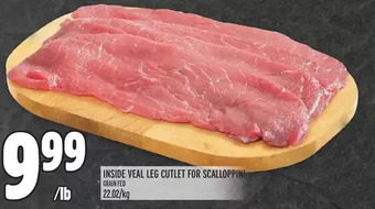 Metro Inside veal leg cutlet for scallopini offer