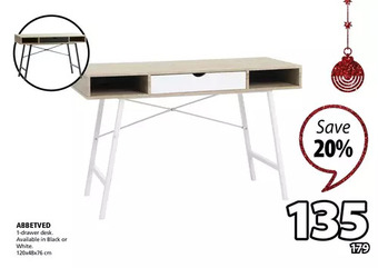 JYSK Abbetved (desk) offer
