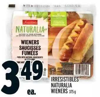 Metro Irresistibles naturalia wieners offer