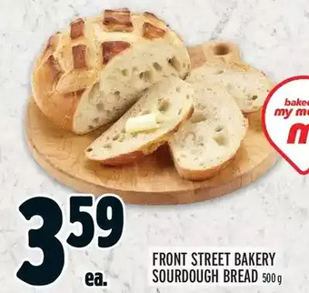 Metro Front street bakery sourdough bread offer