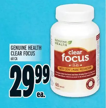Metro Genuine health clear focus offer