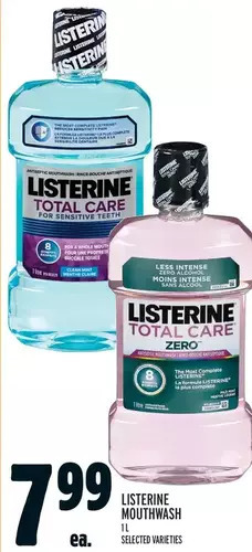 Metro Listerine mouthwash offer