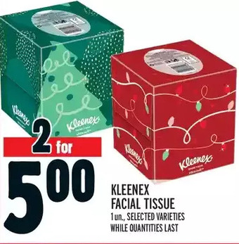 Metro Kleenex facial tissue offer