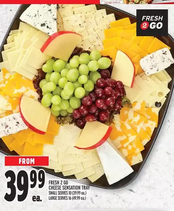 Metro Fresh 2 go cheese sensation tray offer