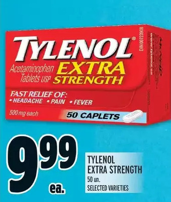 Metro Tylenol extra strength offer