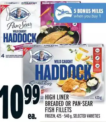 Metro High liner breaded or pan-sear fish fillets offer