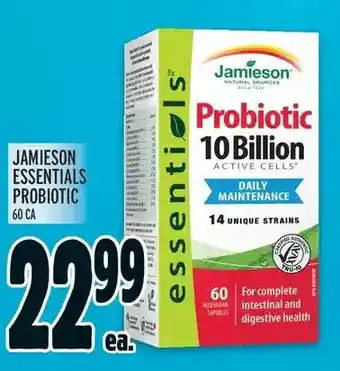 Metro Jamieson essentials probiotic offer