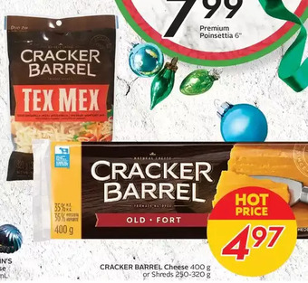 Sobeys Urban Fresh Cracker barrel cheese or shreds offer