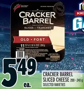 Metro Cracker barrel sliced cheese offer