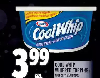 Metro Cool whip whipped topping offer