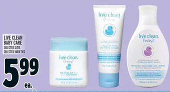 Metro Live clean baby care offer