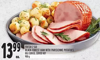 Metro Fresh 2 go black forest ham with parisienne potatoes offer