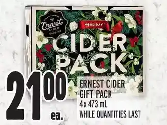 Metro Ernest cider gift pack offer